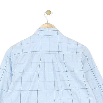 Mens Plaid Shirt Long Sleeve Button Up