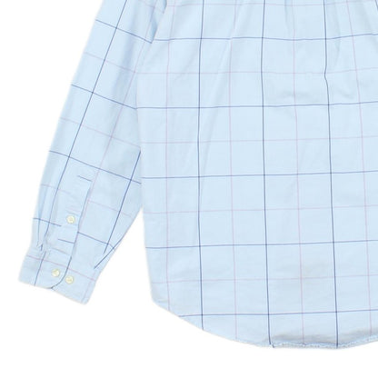 Mens Plaid Shirt Long Sleeve Button Up