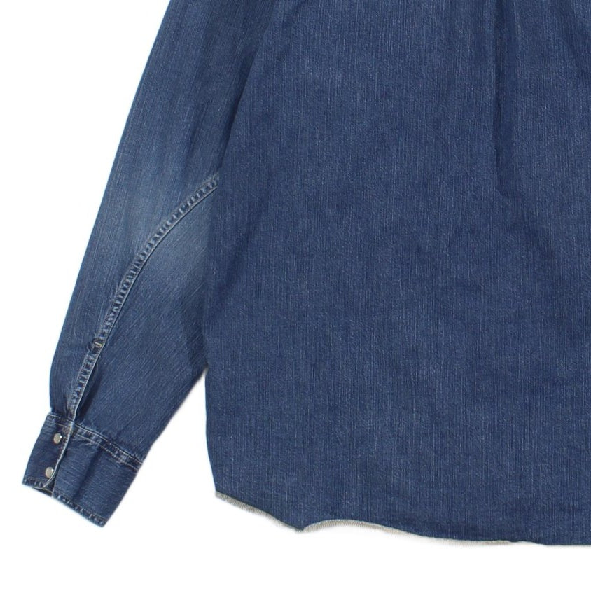 Mens Denim Shirt Snap
