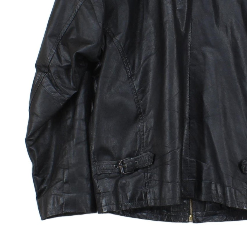 Mens Leather Jacket Full Zip