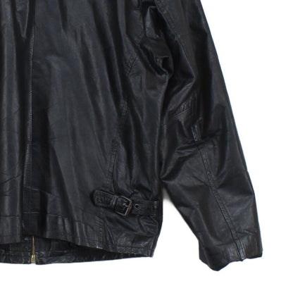 Mens Leather Jacket Full Zip