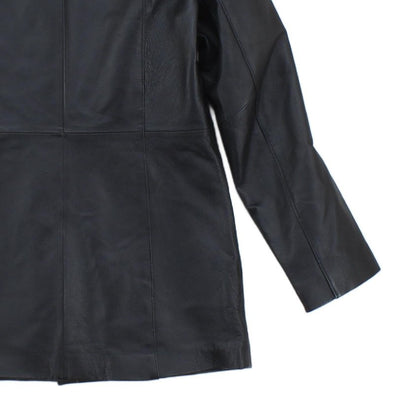 Womens Leather Jacket Blazer Coat Formal
