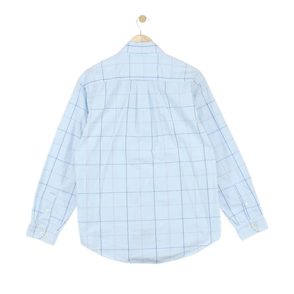Mens Plaid Shirt Long Sleeve Button Up