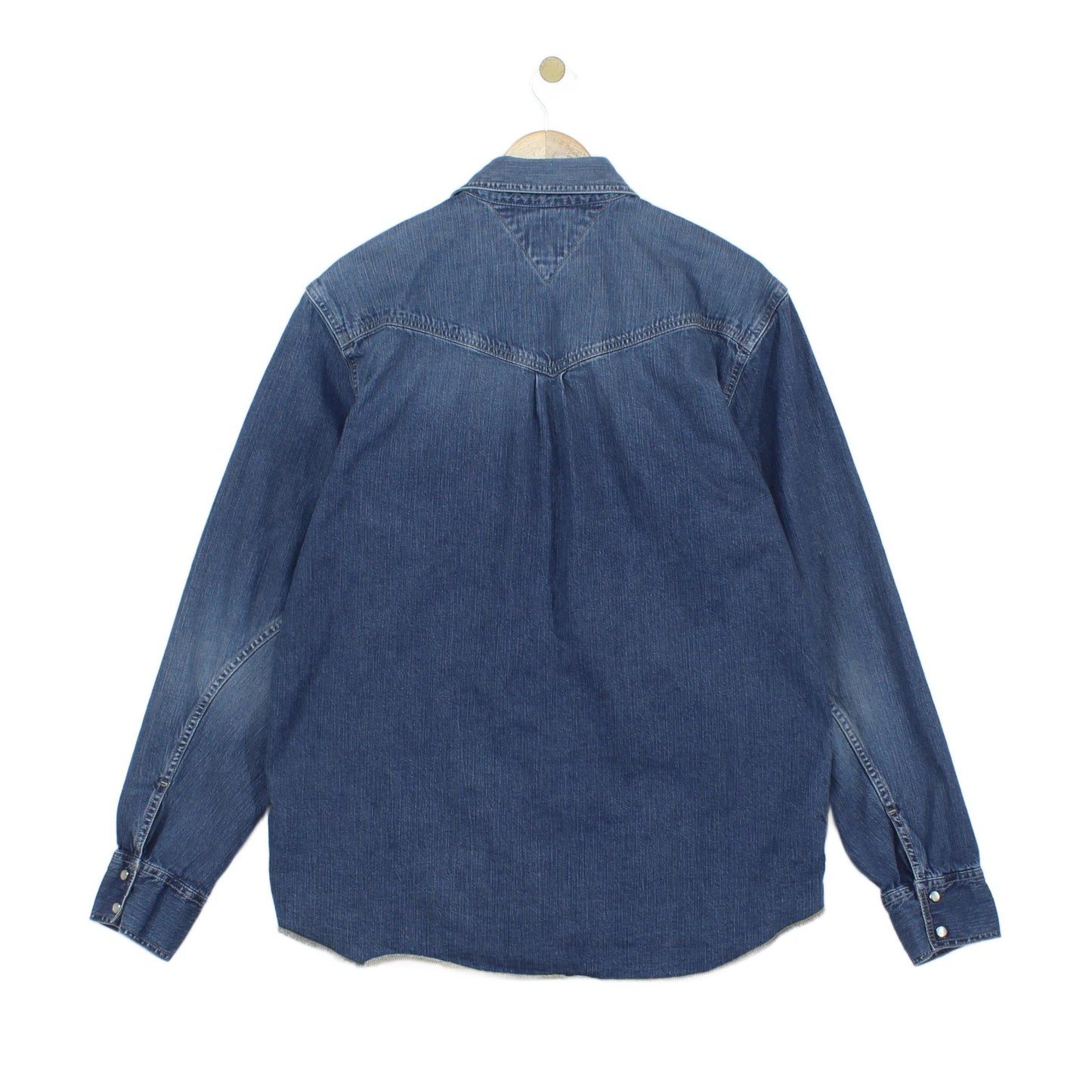 Mens Denim Shirt Snap