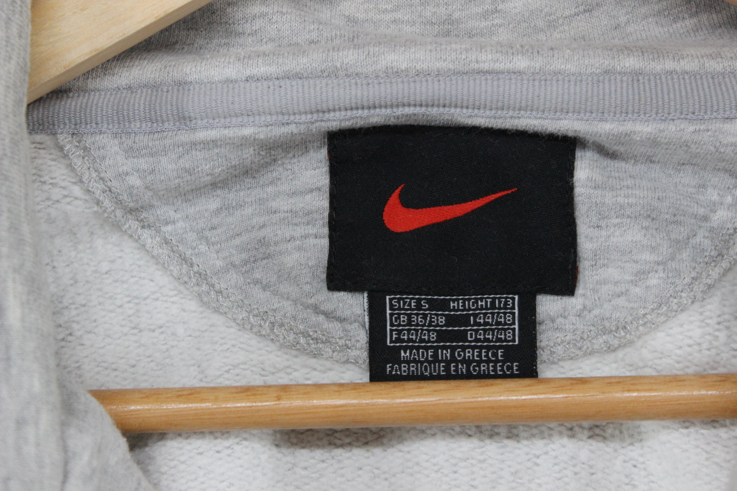 Mens 1/4 Zip Sweatshirt Oversized Swoosh Athletic