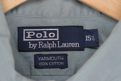 Mens Shirt Button Down Long Sleeve Yarmouth