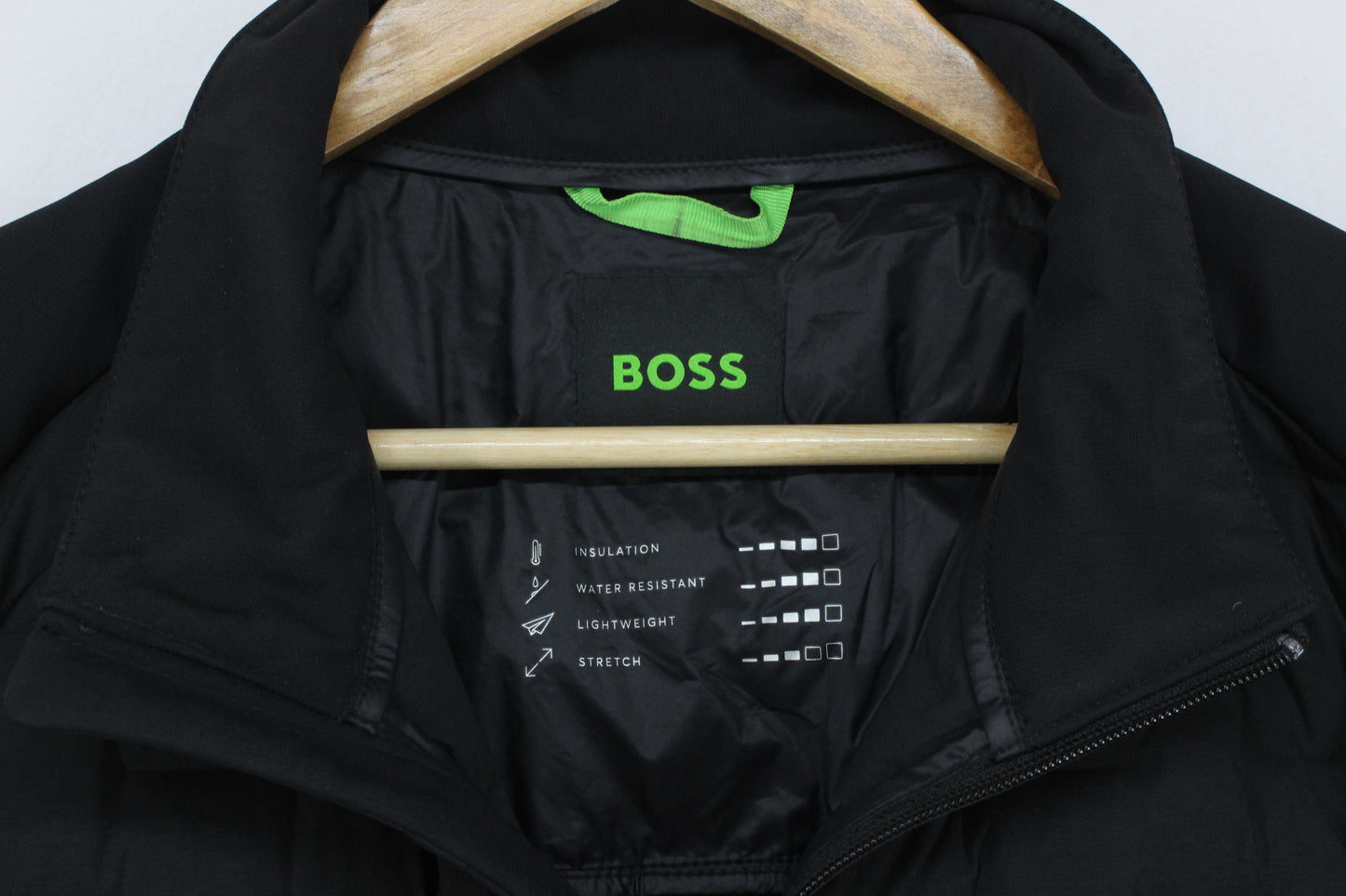 Mens Quilted Jacket Water Resistant Lightweight