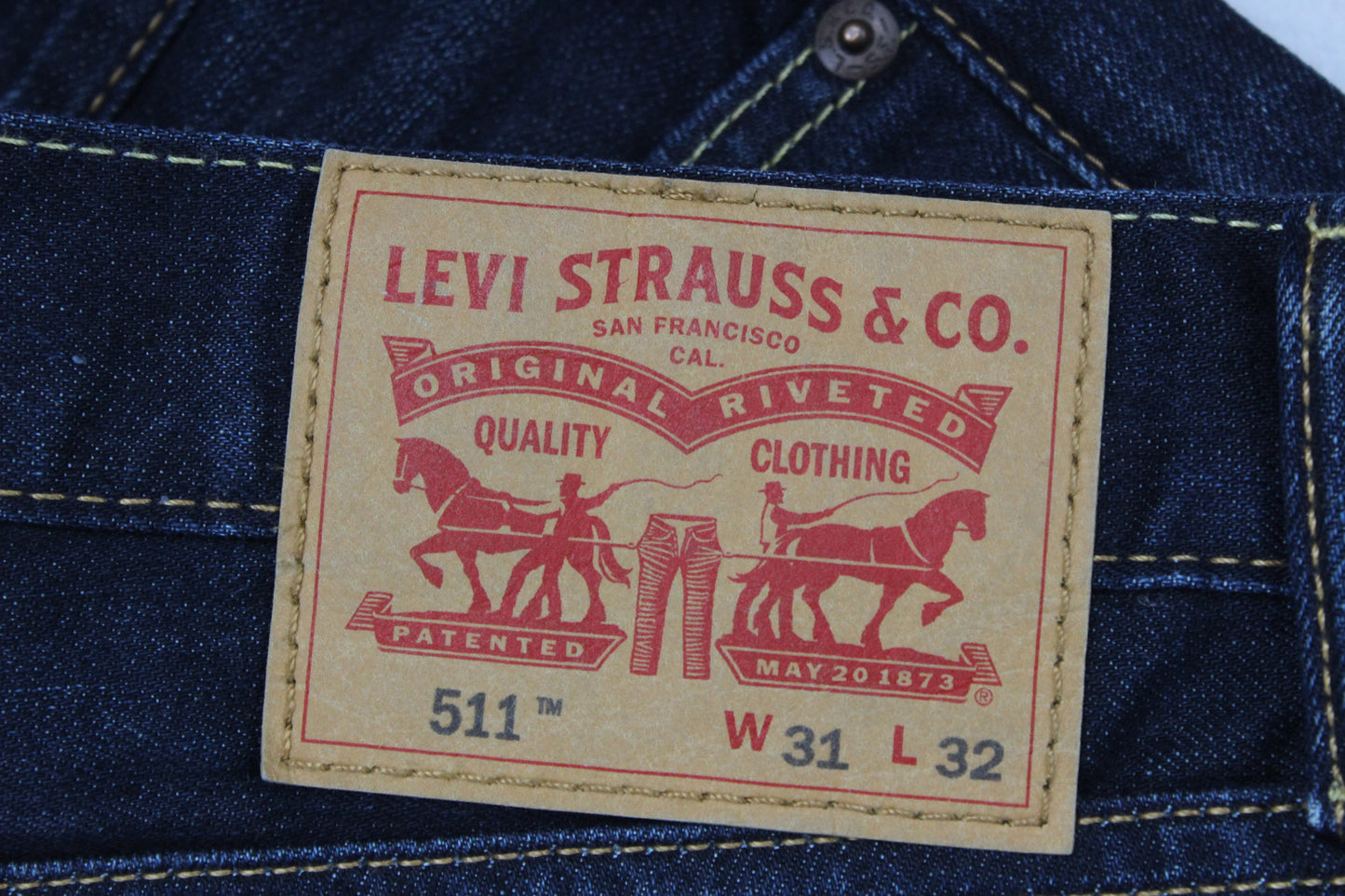 Mens 511 Jeans Slim Fit Denim Casual