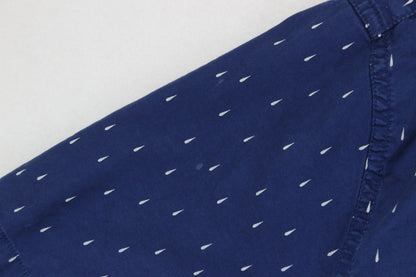 Mens Patterned Shirt Button Up Short Sleeve Relaxed