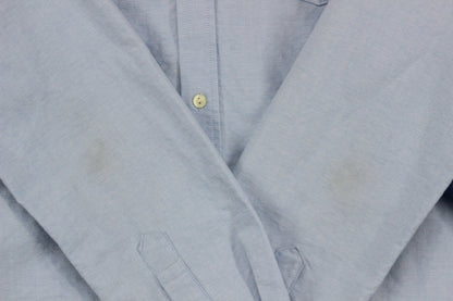 Mens Oxford Shirt Button Down Long Sleeve