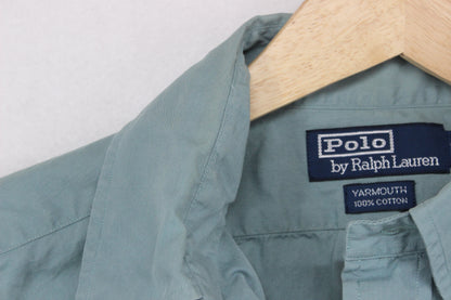 Mens Shirt Button Down Long Sleeve Yarmouth
