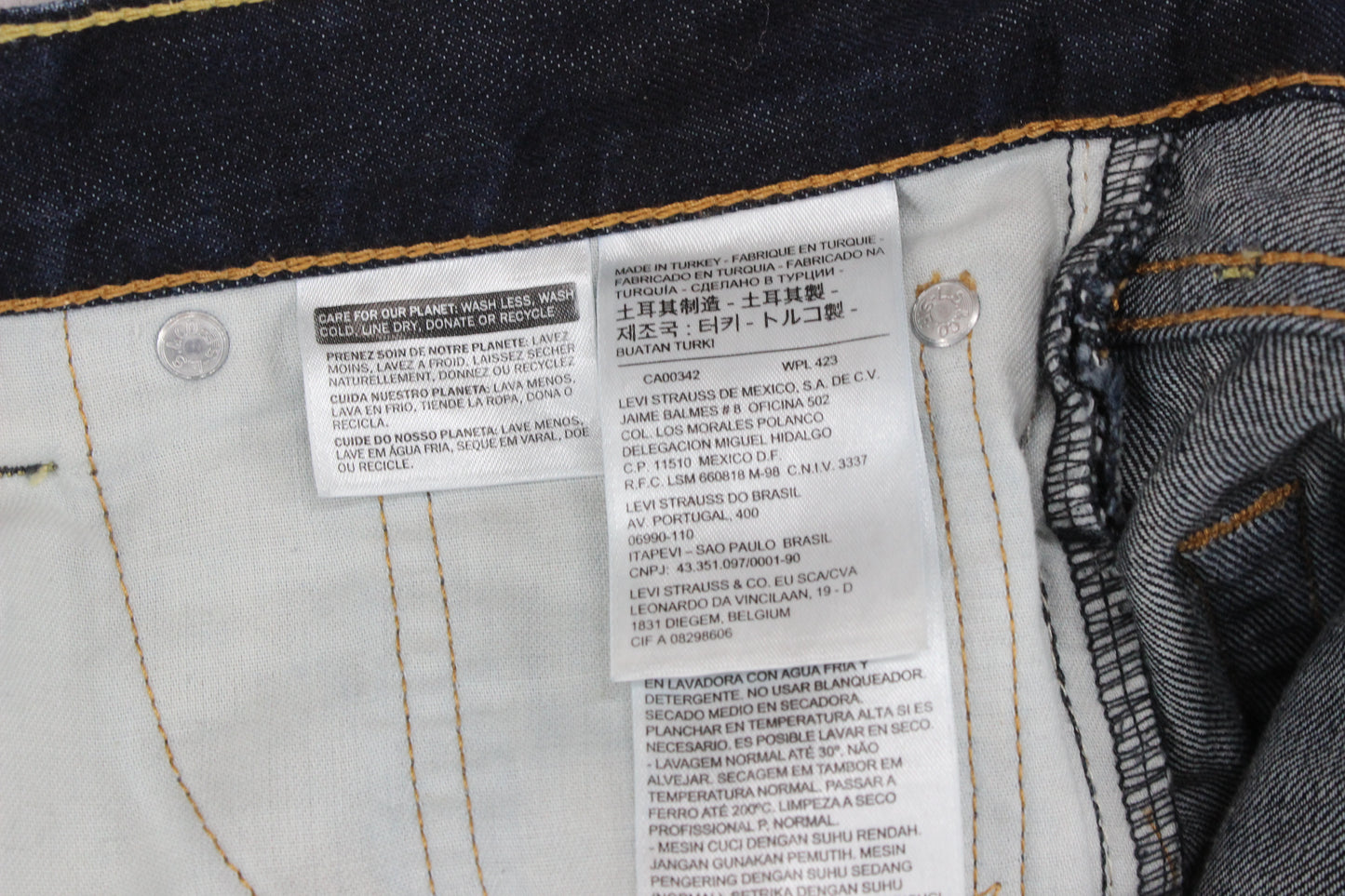 Mens 511 Jeans Slim Fit Denim Casual