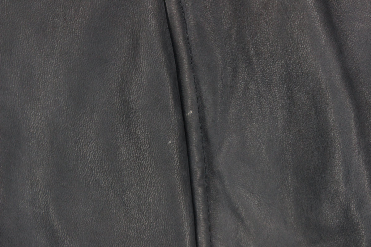 Womens Leather Jacket Biker Full Zip