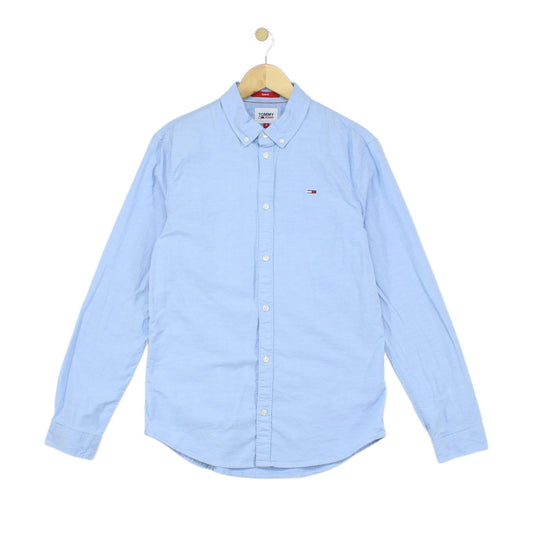 Mens Shirt Long Sleeve Button Up Slim Fit