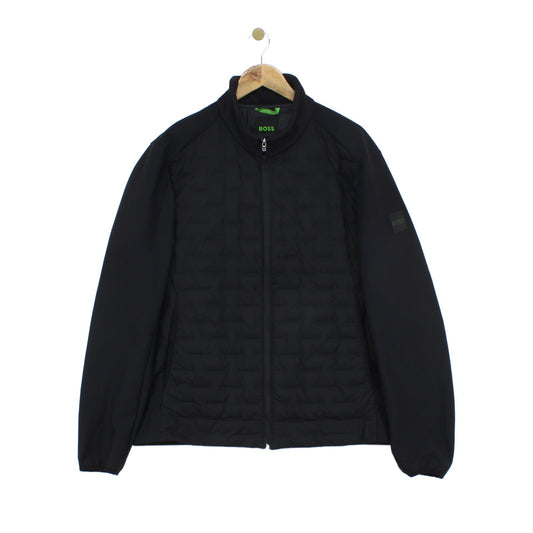 Mens Quilted Jacket Water Resistant Lightweight