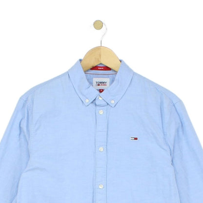 Mens Shirt Long Sleeve Button Up Slim Fit