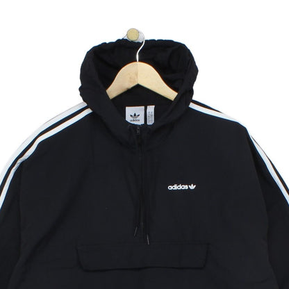 Mens Anorak Jacket Striped 1/4 Zip Lightweight