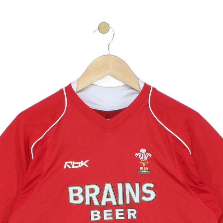 Mens Wales Rugby Jersey  Short Sleeve