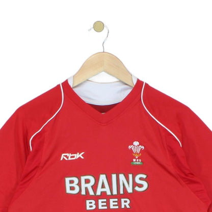Mens Wales Rugby Jersey  Short Sleeve