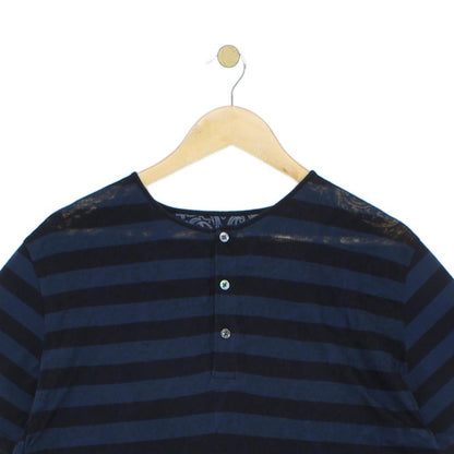 Mens Striped T-Shirt Transparent Lightweight