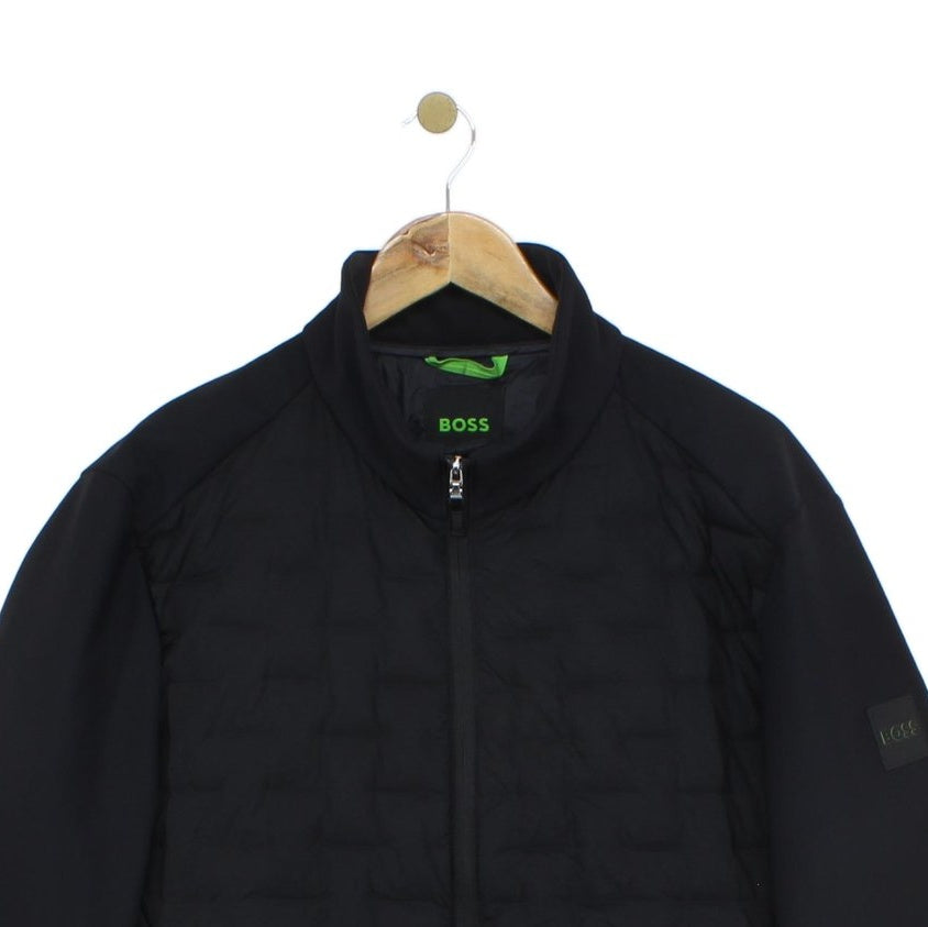 Mens Quilted Jacket Water Resistant Lightweight
