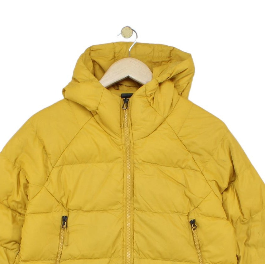 Womens Quilted Jacket Down Hooded Full Zip Winter