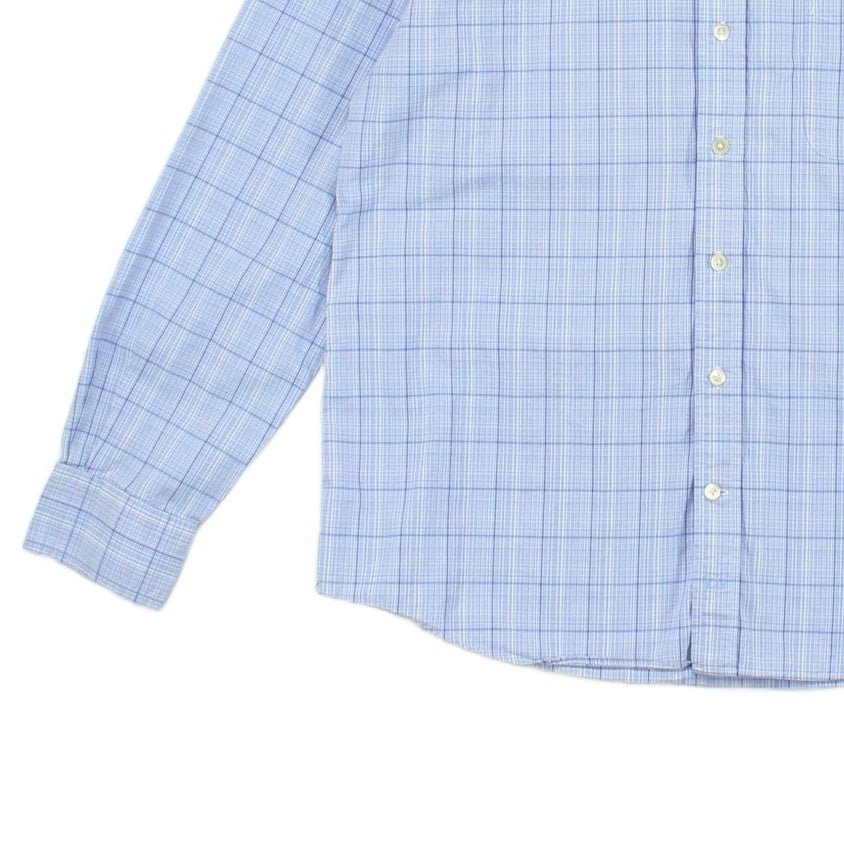 Mens Plaid Shirt Button Down Long Sleeve