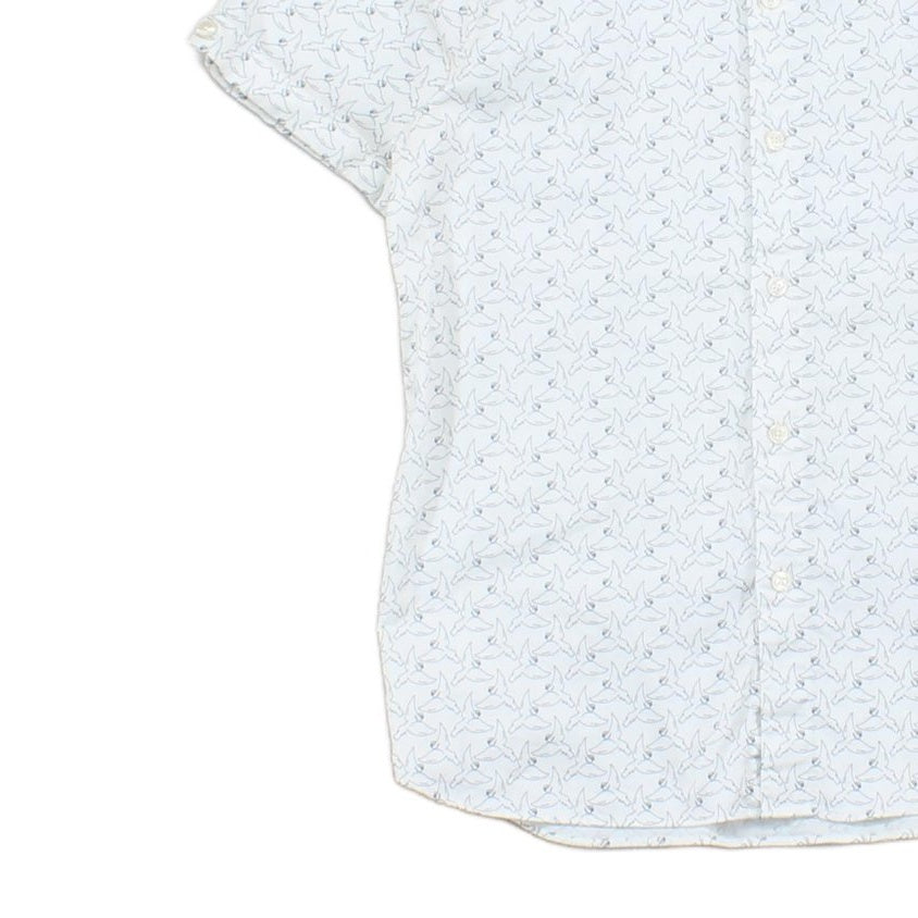 Mens Patterned Shirt Short Sleeve Lightweight