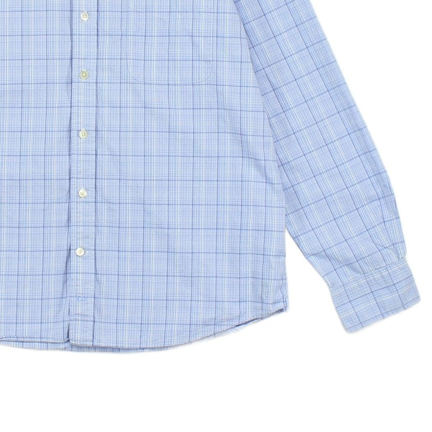 Mens Plaid Shirt Button Down Long Sleeve