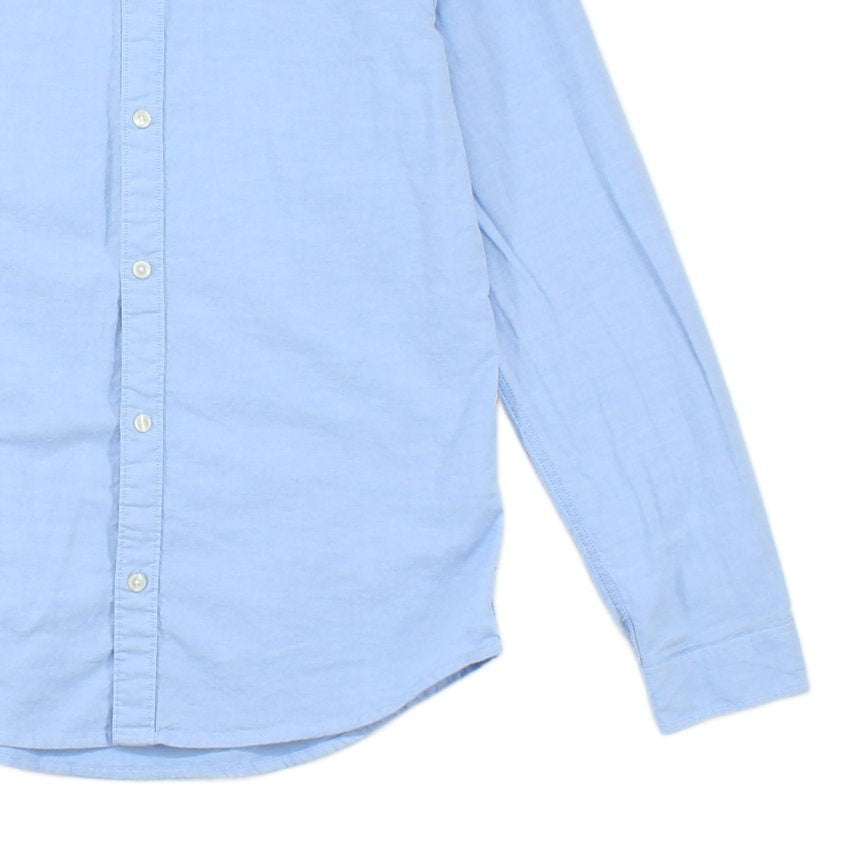 Mens Shirt Long Sleeve Button Up Slim Fit