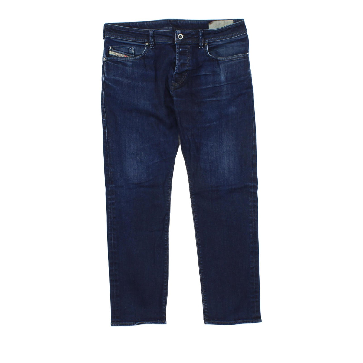 Mens Buster Jeans Regular Slim Tapered Denim