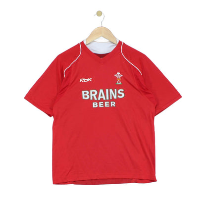 Mens Wales Rugby Jersey  Short Sleeve