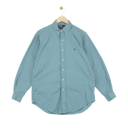 Mens Shirt Button Down Long Sleeve Yarmouth