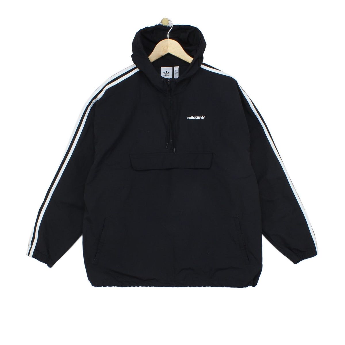 Mens Anorak Jacket Striped 1/4 Zip Lightweight