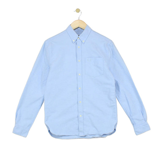Mens Oxford Shirt Button Down Long Sleeve