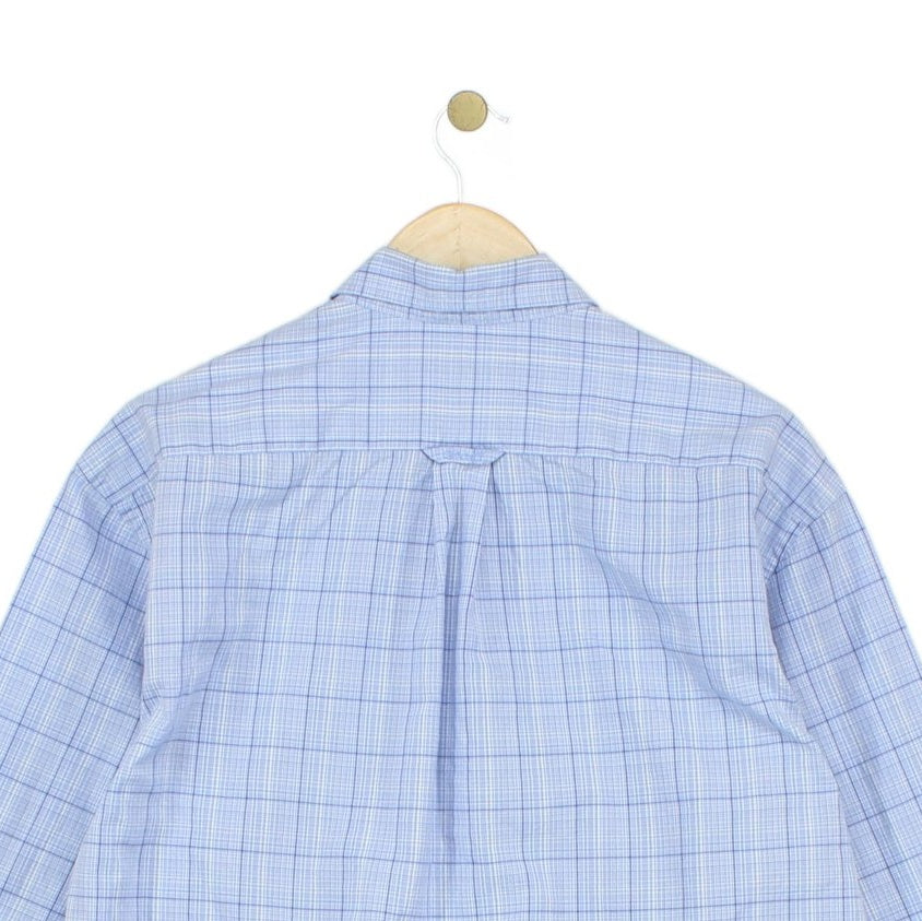 Mens Plaid Shirt Button Down Long Sleeve