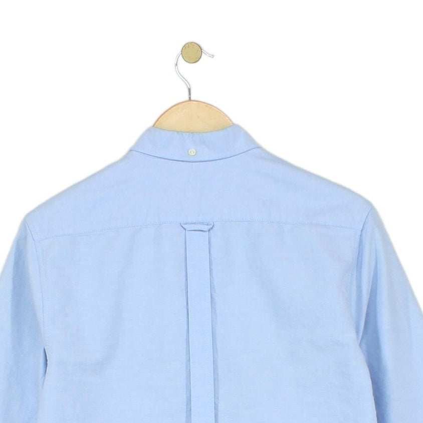Mens Oxford Shirt Button Down Long Sleeve