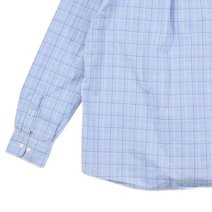 Mens Plaid Shirt Button Down Long Sleeve