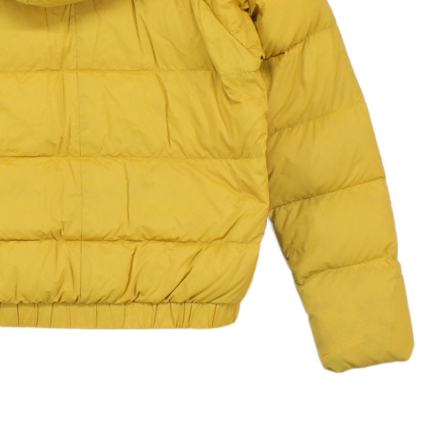 Womens Quilted Jacket Down Hooded Full Zip Winter