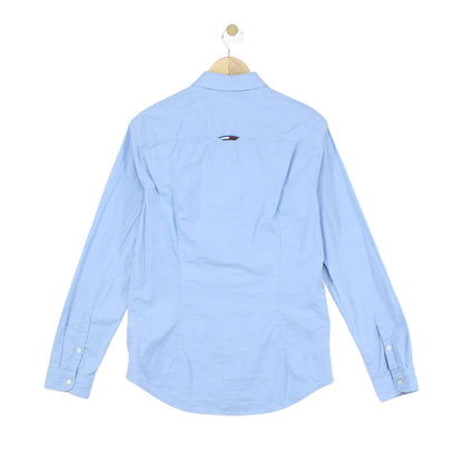 Mens Shirt Long Sleeve Button Up Slim Fit