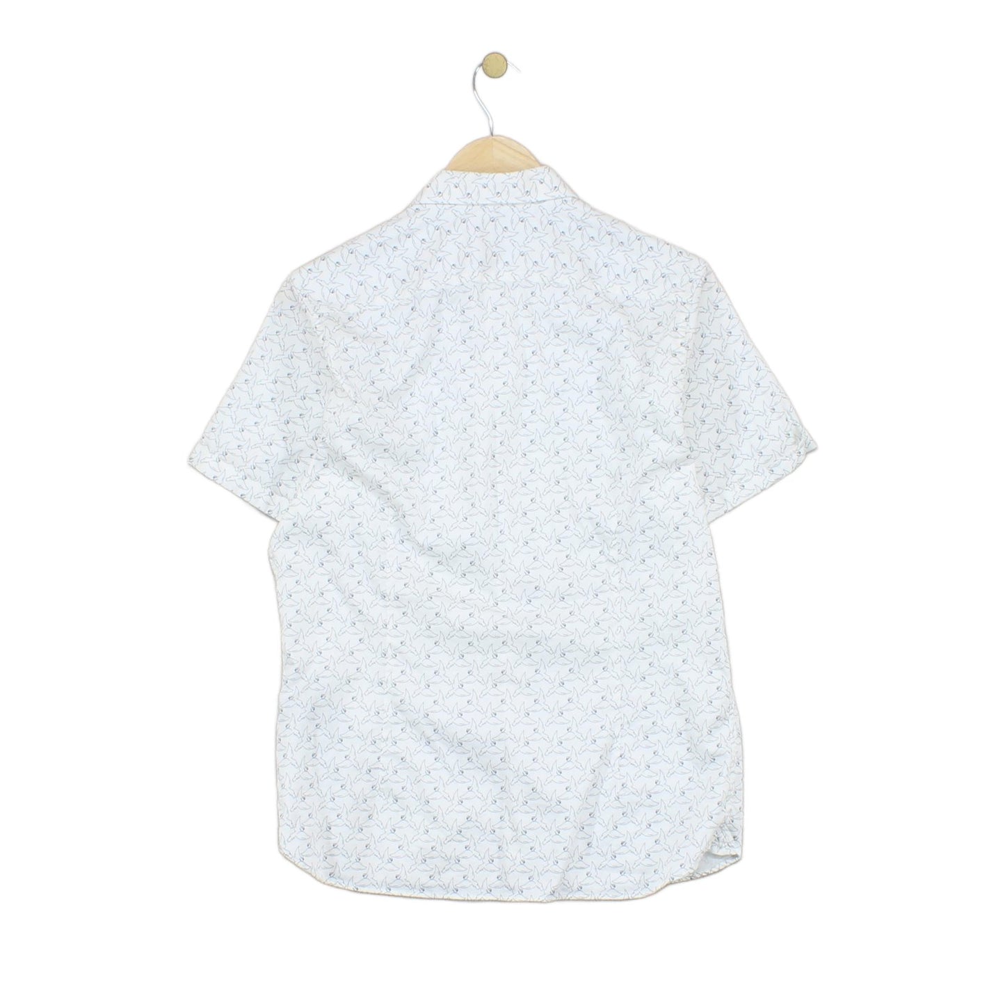 Mens Patterned Shirt Short Sleeve Lightweight