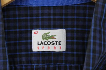 Mens Check Shirt Button Up Short Sleeve