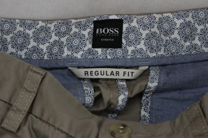 Mens Trousers Regular Fit Stretch