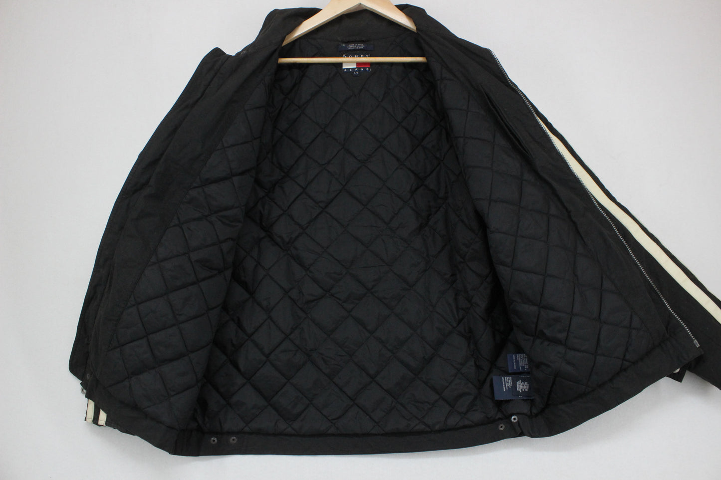 Mens Biker Jacket Streetwear Big Logo