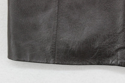Womens Leather Jacket Full Zip Classic