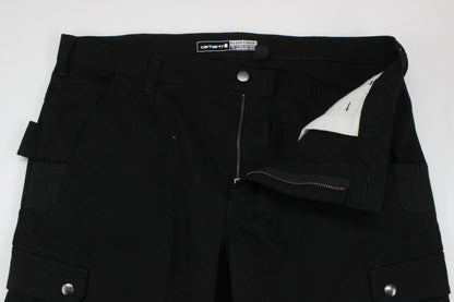 Mens Cargo Trousers Relaxed Fit Workwear Durable