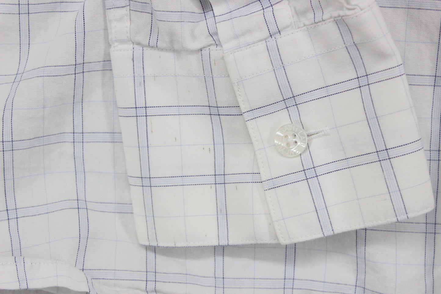 Mens Check Shirt Classic Formal