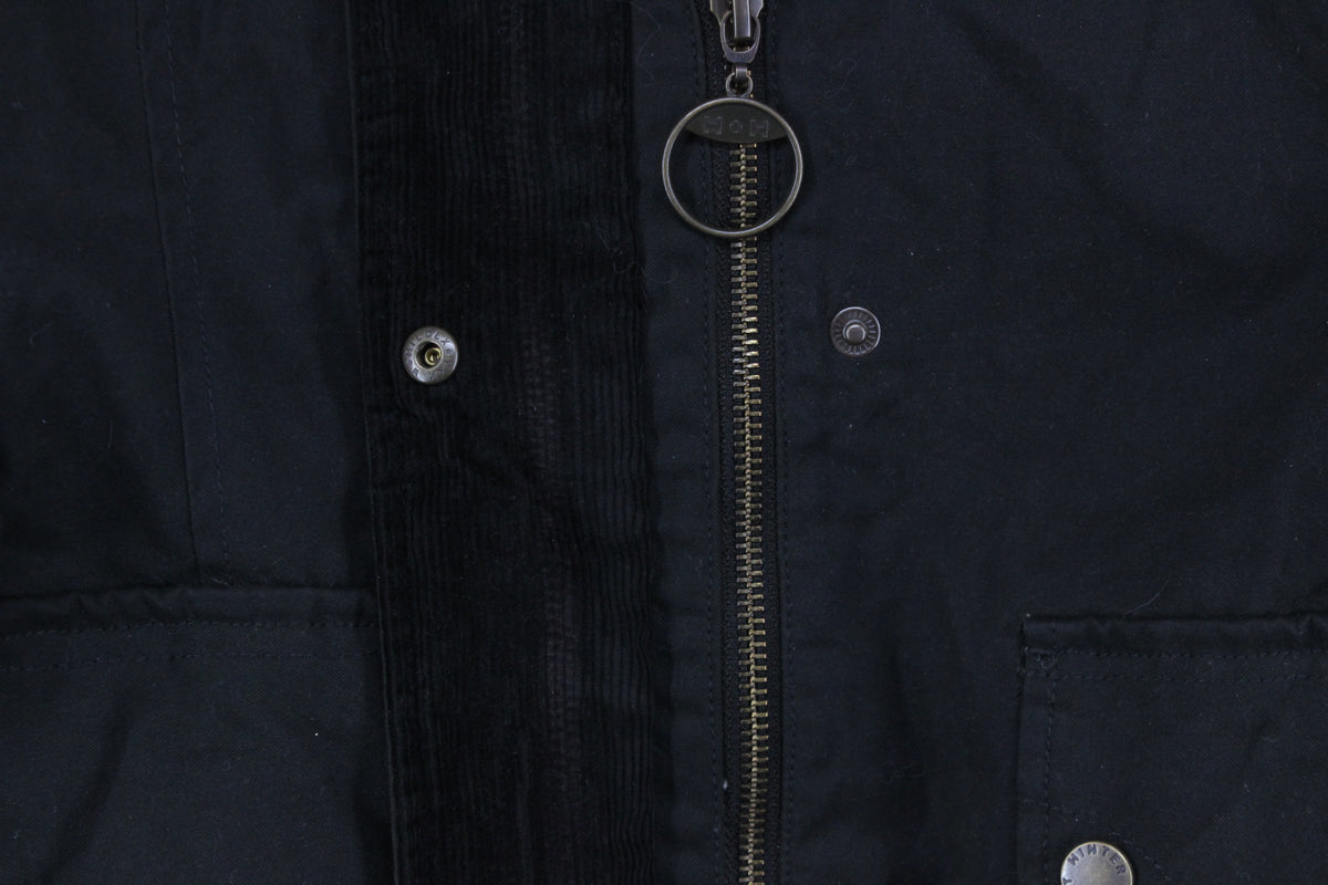 Womens Waxed Jacket Belted Classic Cotton