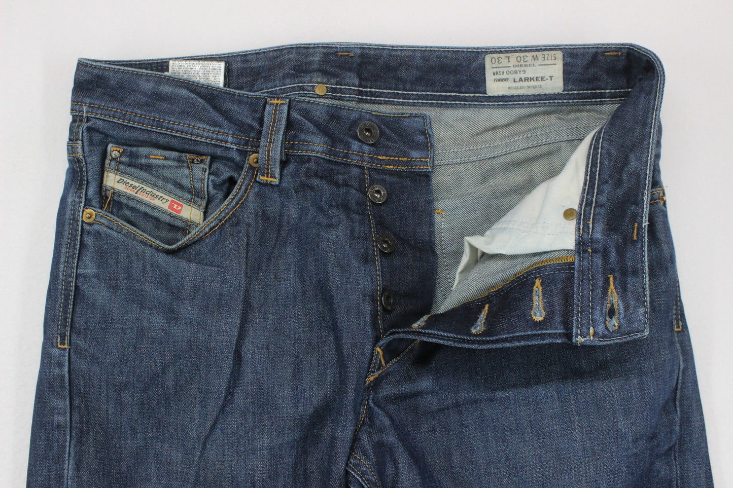 Mens Larkee-T Jeans Tapered Regular