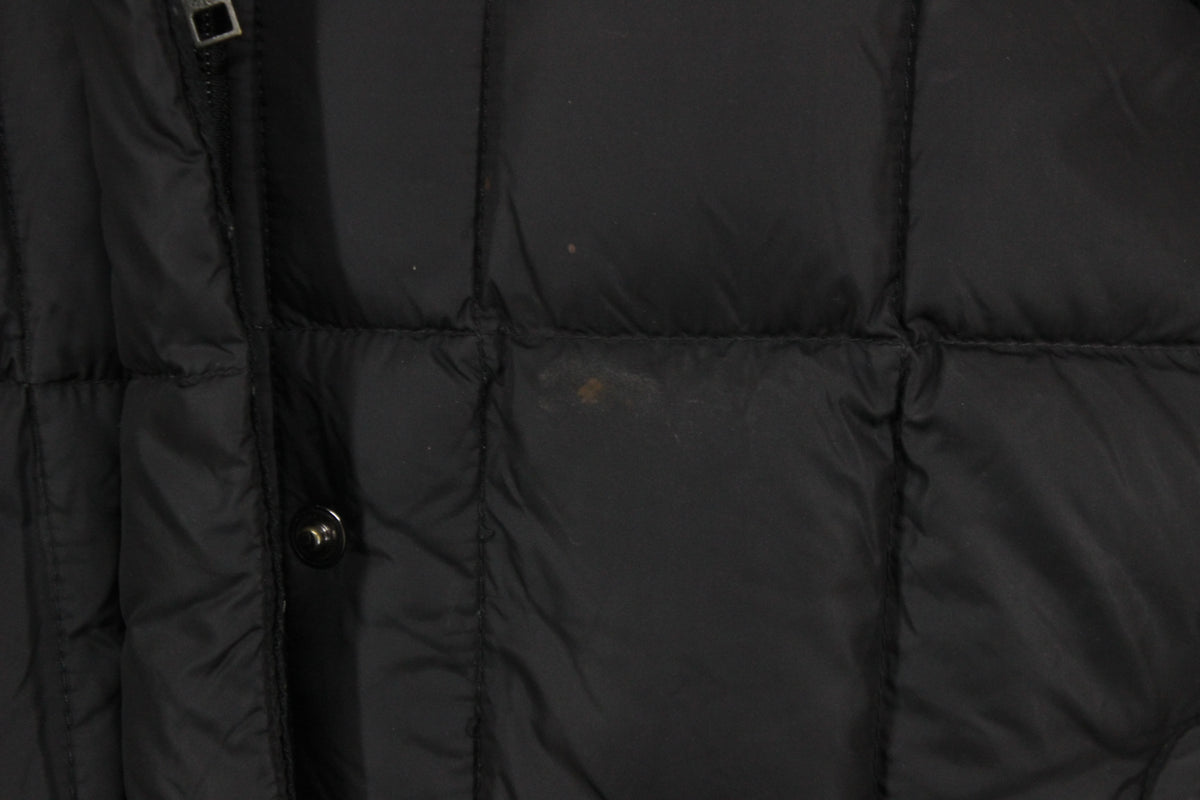 Womens 600 Down Parka Coat Hooded Full Zip Longline